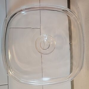 Vintage Pyrex Glass Square Lid